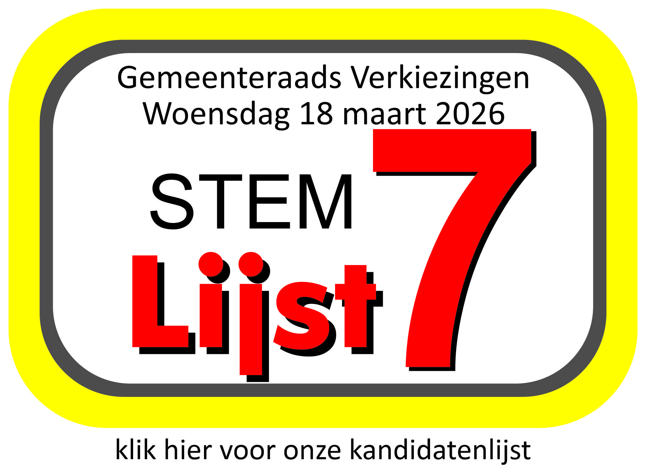 stem lijst 7